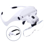 Hands Free Magnifying Glasses with LED Light