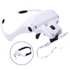 Hands Free Magnifying Glasses with LED Light