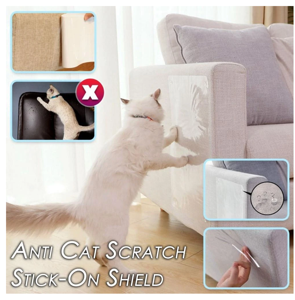 2pcs/lot Anti Cat Scratch Stick-On Shield Protector